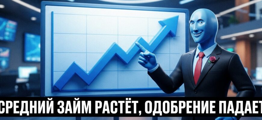 Российские МФО: средний займ вырос на 37%, просрочка достигла 35%